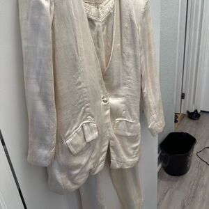 Elegant Cream Men's Suit Set